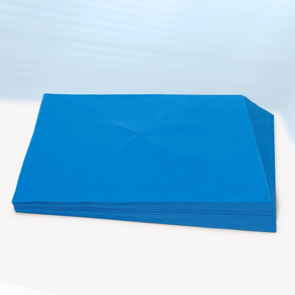 Nasenschlitztuch classic® X 40 x 40 cm Blau 1 Tuch
